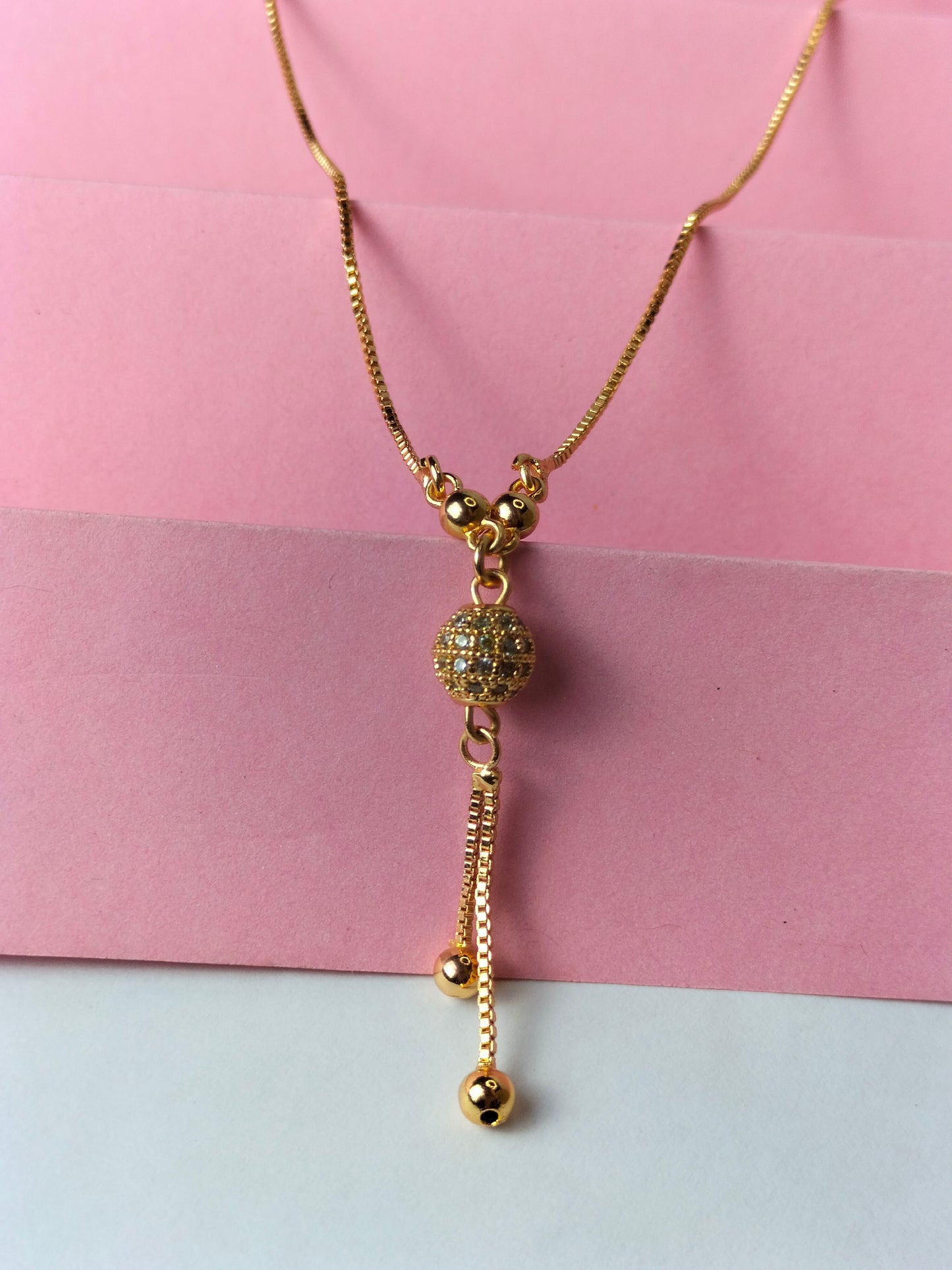 18K Gold Plated Unique Design Necklace for Girls/Women