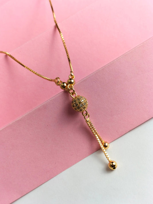 18K Gold Plated Unique Design Necklace for Girls/Women
